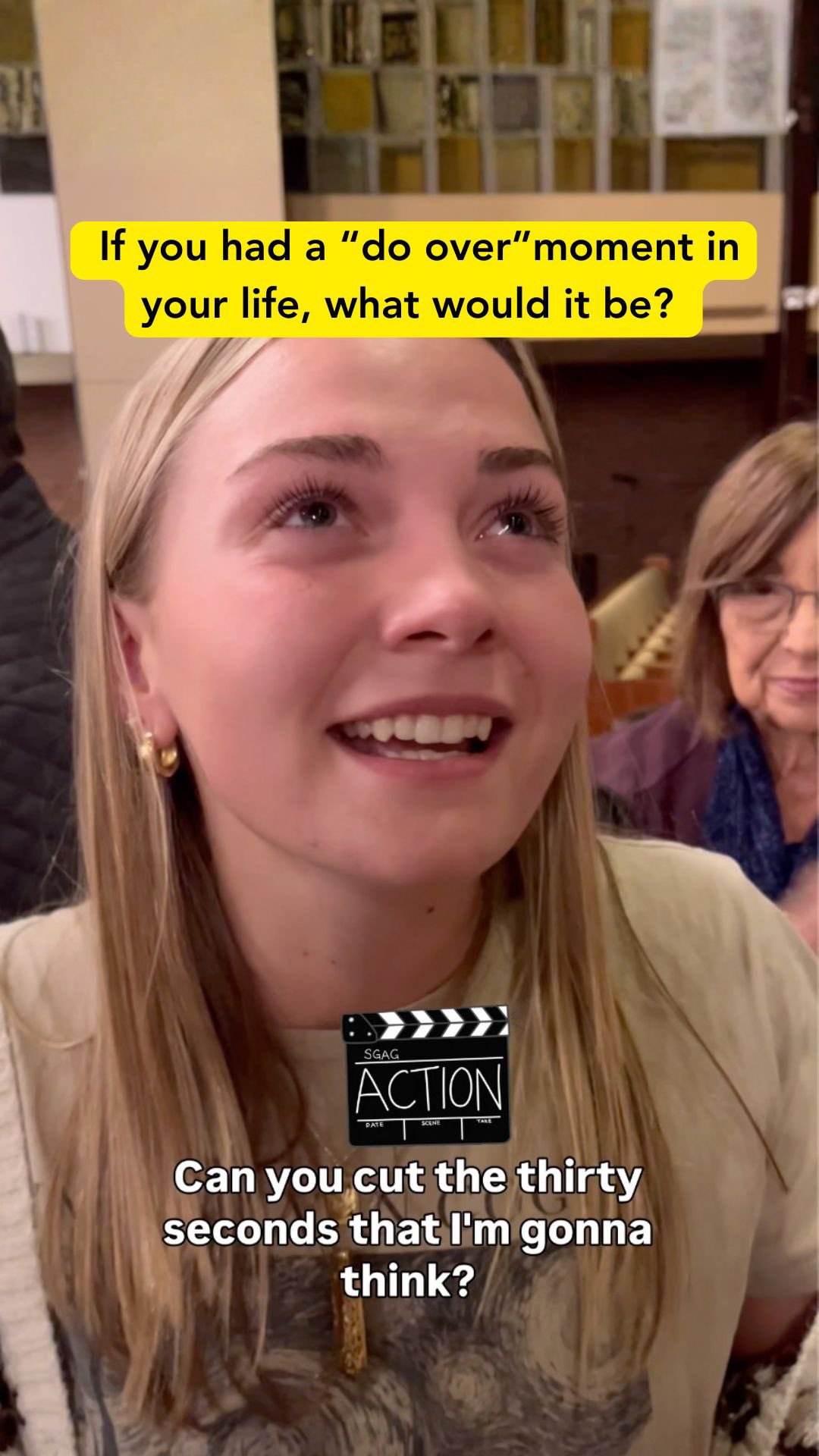 Instagram post by @mitchalbom for HarperCollins. Caption reads: Sometimes you need a minute! And it’s a big....