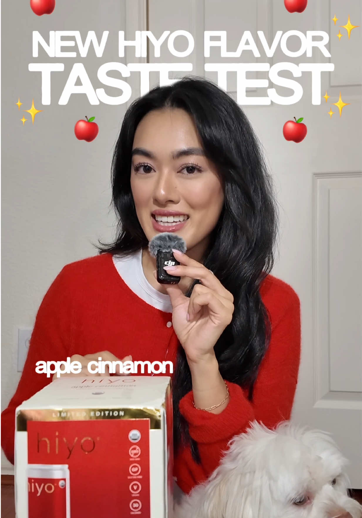 TikTok post by @xmichelletran for Hiyo. Caption reads: [...] vibes in a can — grab a case of @drink hiyo....
