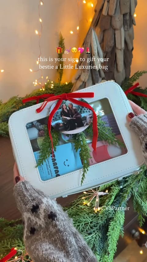 Instagram post by @forthehome for CVS. Caption reads: #CVSPartner Putting together a little luxuries bag....