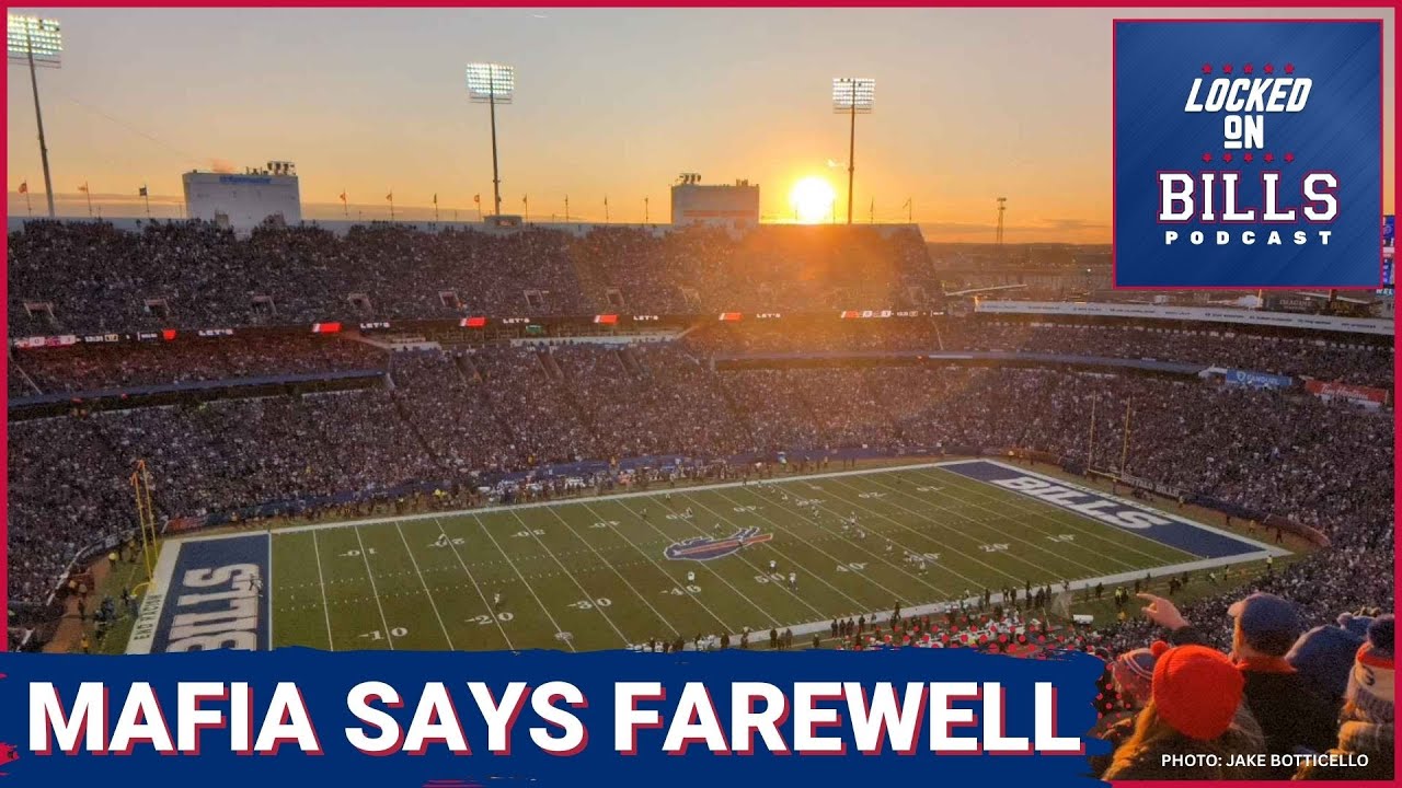 YouTube post by @LockedOnBills for FanDuel. Caption reads: FAREWELL: Buffalo Bills, Josh Allen, and....
