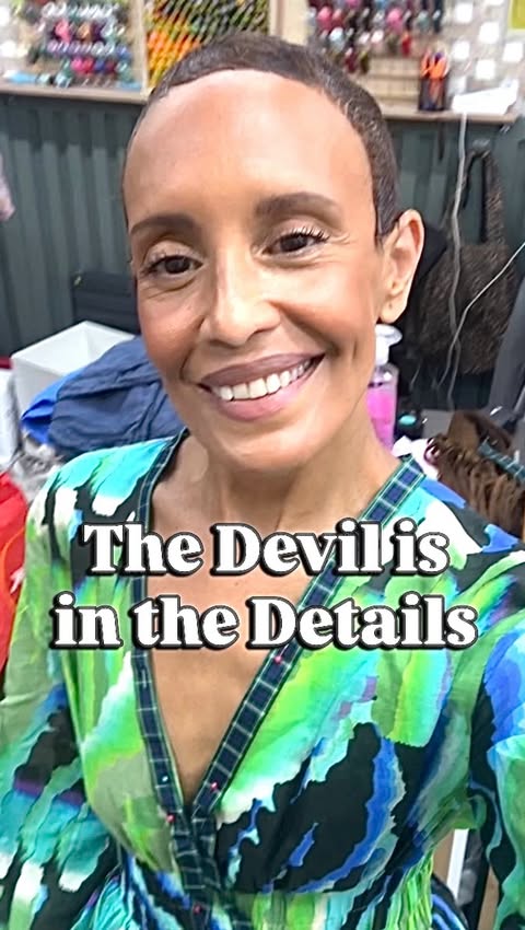 Instagram post by @theelegantstylist for Karen Millen. Caption reads: The Devil is in the Details! Much as I have....