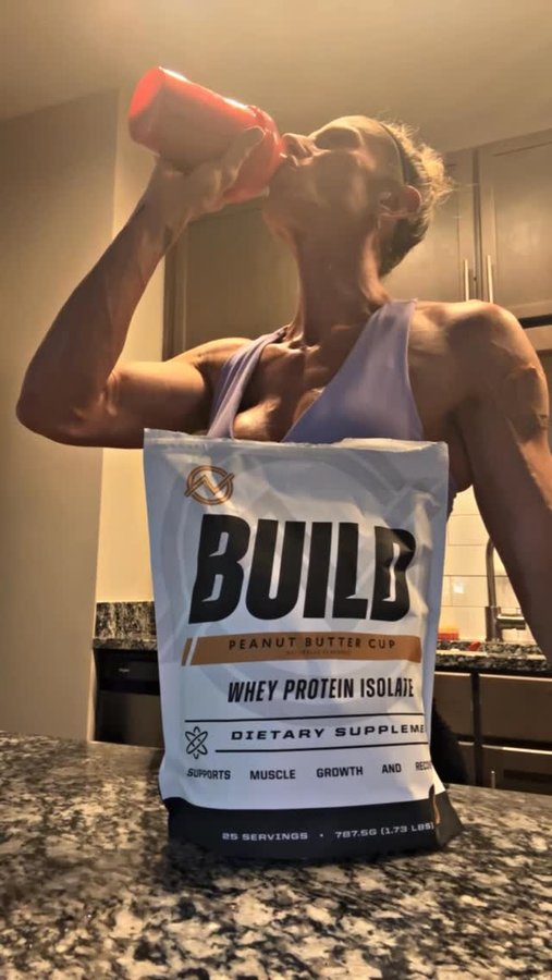 Instagram post by @caseylburks for Outwork Nutrition. Caption reads: 💪 Outwork the Rest 💪
When the grind gets tough,....