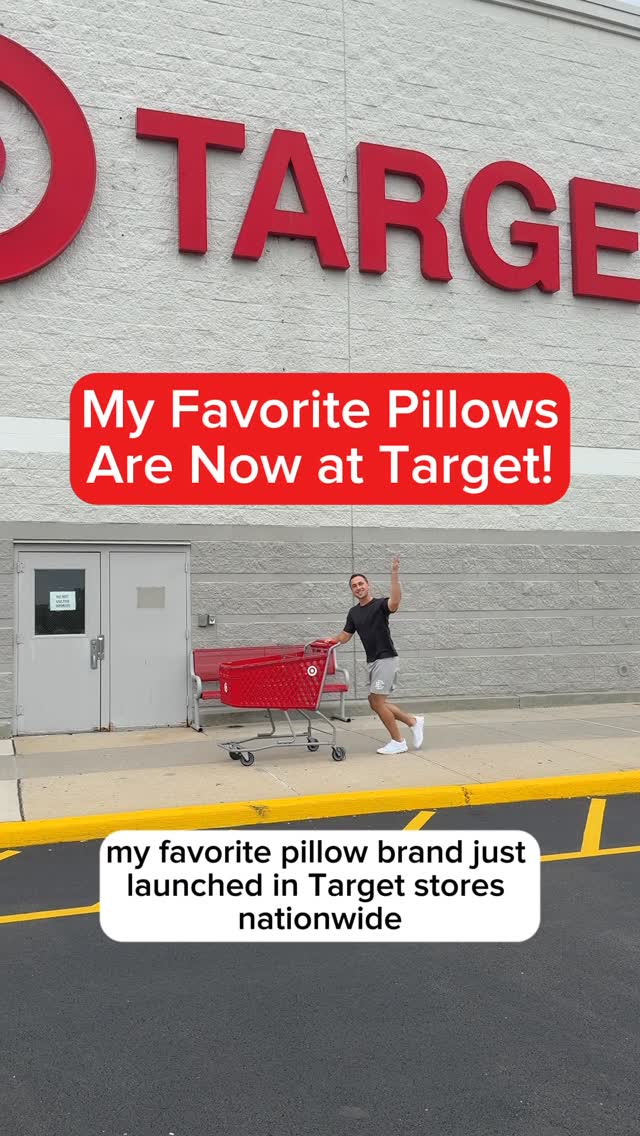 Instagram post by @healthwithhunter for Coop Sleep Goods. Caption reads: My favorite pillow company just launched at Target....