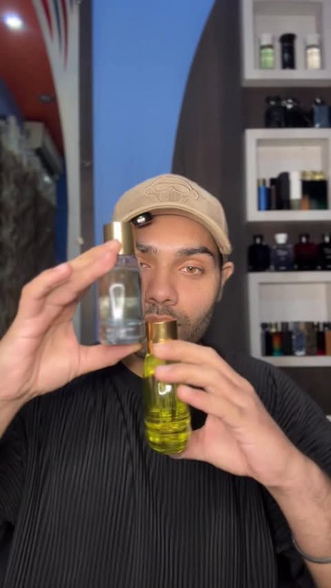 Instagram post by @fragranceguruu for La'French Perfume. Caption reads: Naughty ho rhe ho ? Featured : fonce & pitch . . .....
