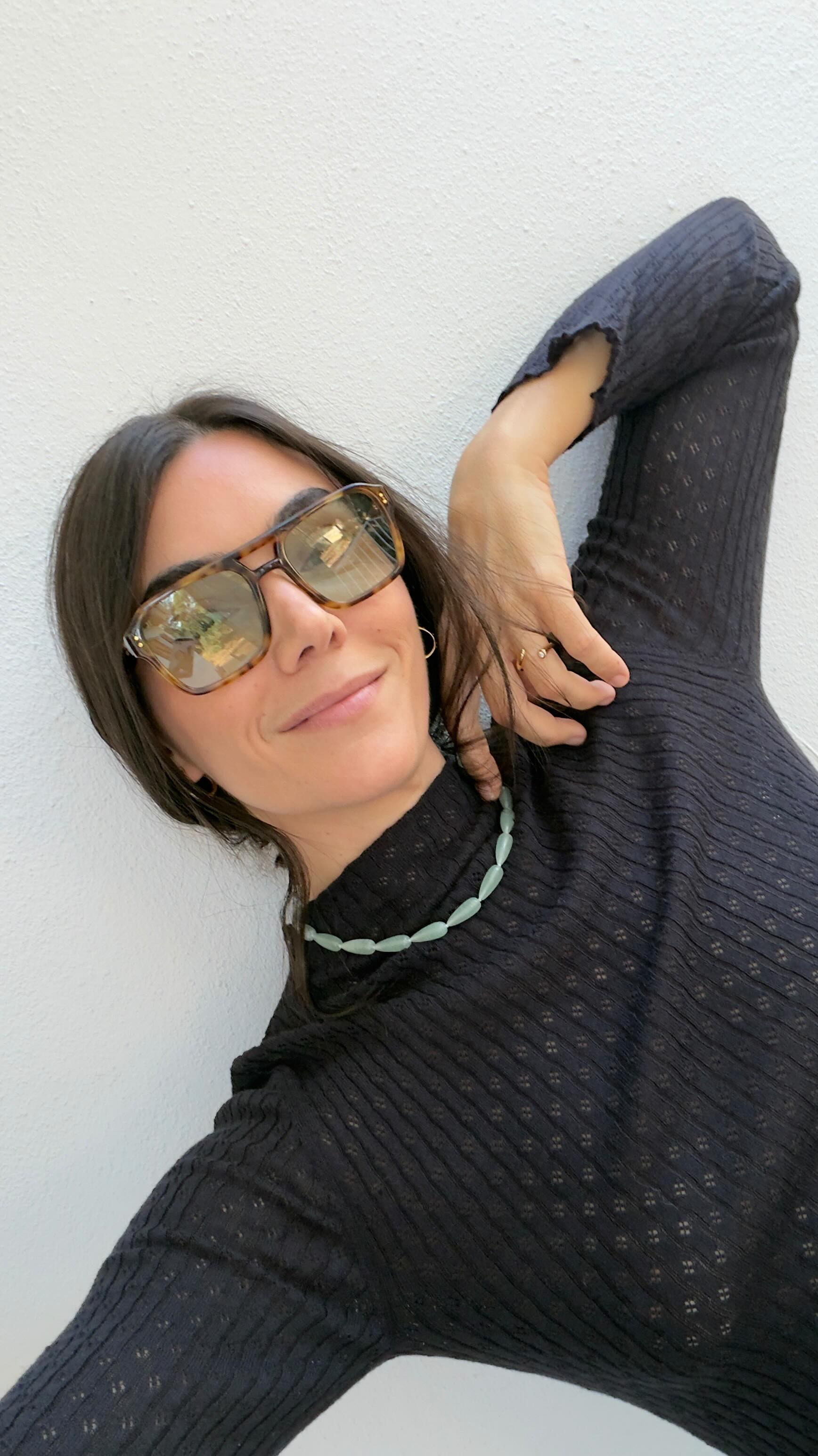 Instagram post by @clarainfante for PDPAOLA. Caption reads: [...] three kids in my late thirties, adding....