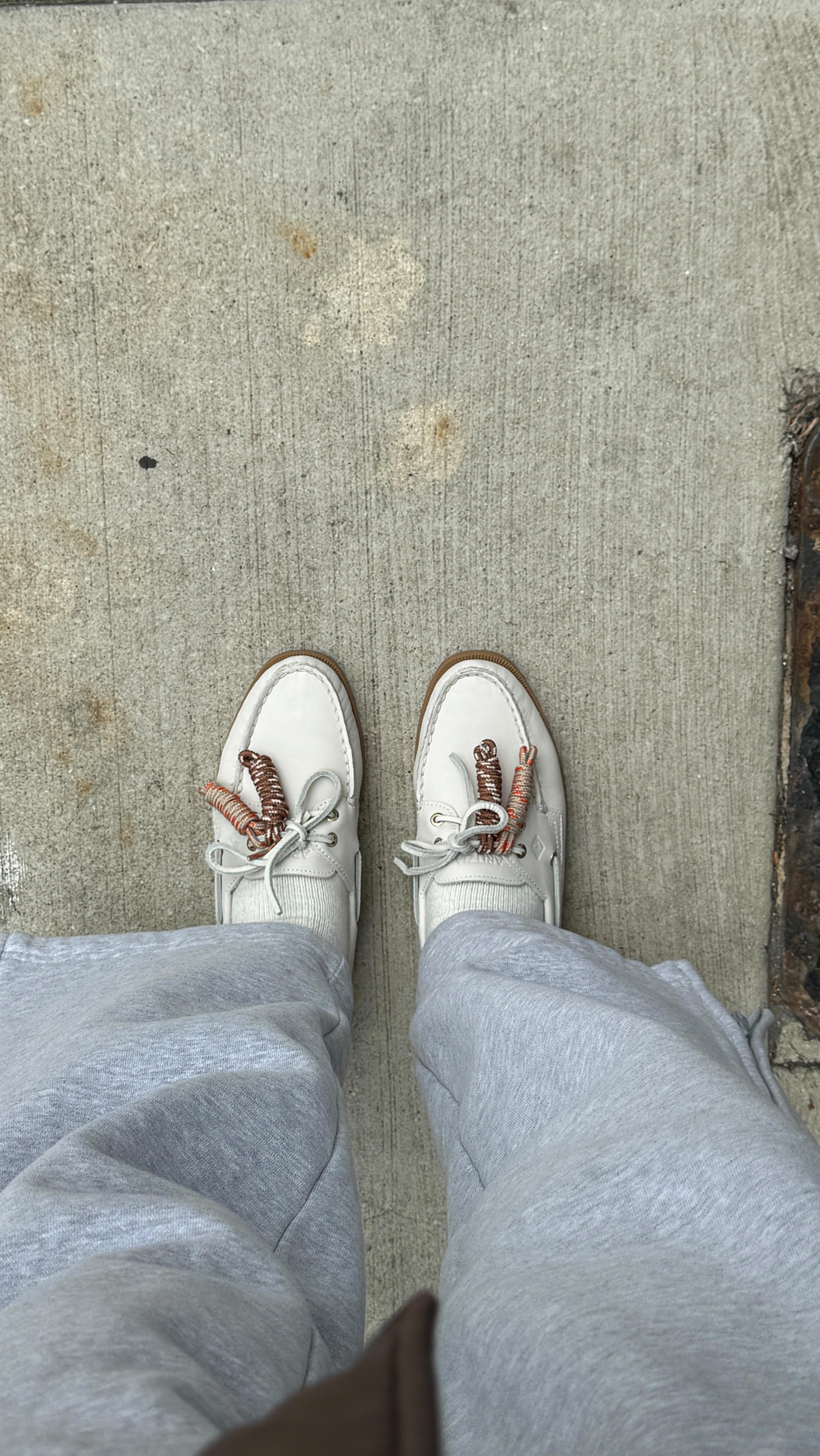 Instagram post by @lucy_edwards7 for Sperry. Caption reads: The Aritzia X Sperry boat shoe will definitely be....