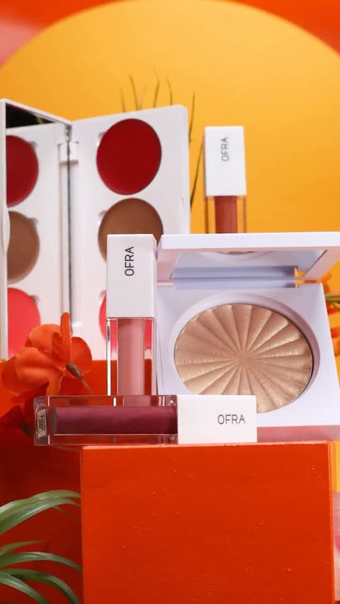 Instagram post by @cooking_con_omi for OFRA Cosmetics. Caption reads: 🚨The wait is over! The OFRA X @cooking_con_omi....