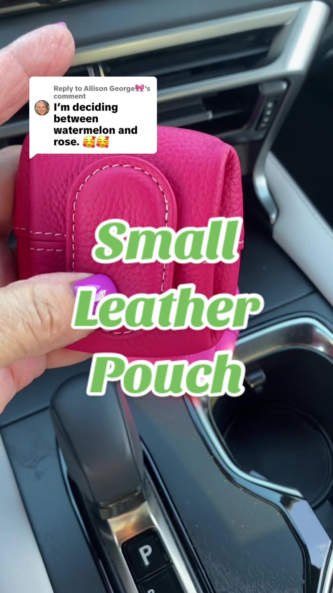 TikTok post by @mama5.finds for Royal Bagger. Caption reads: [...] #coinpouch #coinpurse #smallpouch @ROYAL....