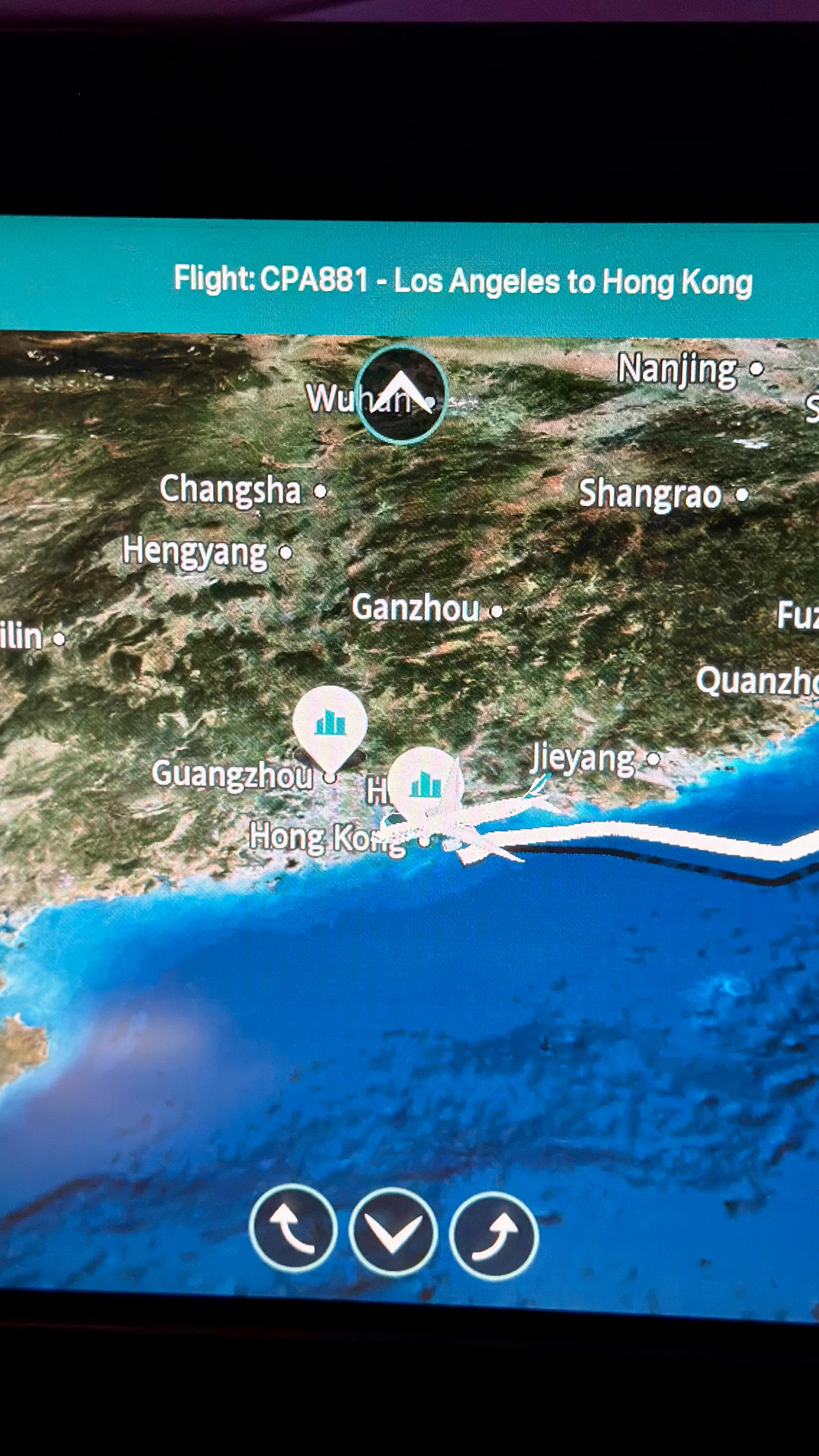 Instagram post by @logansfewd for Cathay Pacific. Caption reads: First time going to Hong Kong!!! 

@cathaypacific....