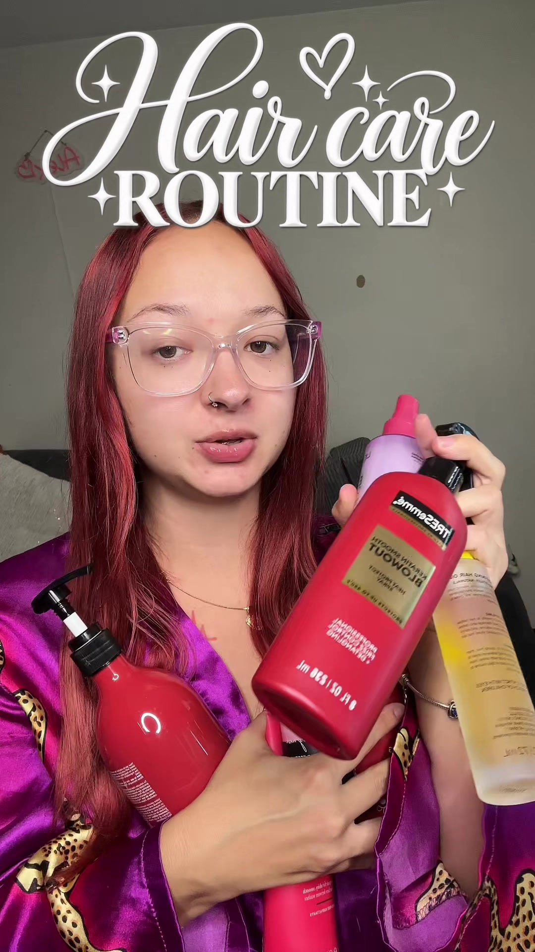 TikTok post by @alexishixonn for Luseta Beauty. Caption reads: [...] #HairRoutine @Kitsch @COLORLOMO @Luseta....