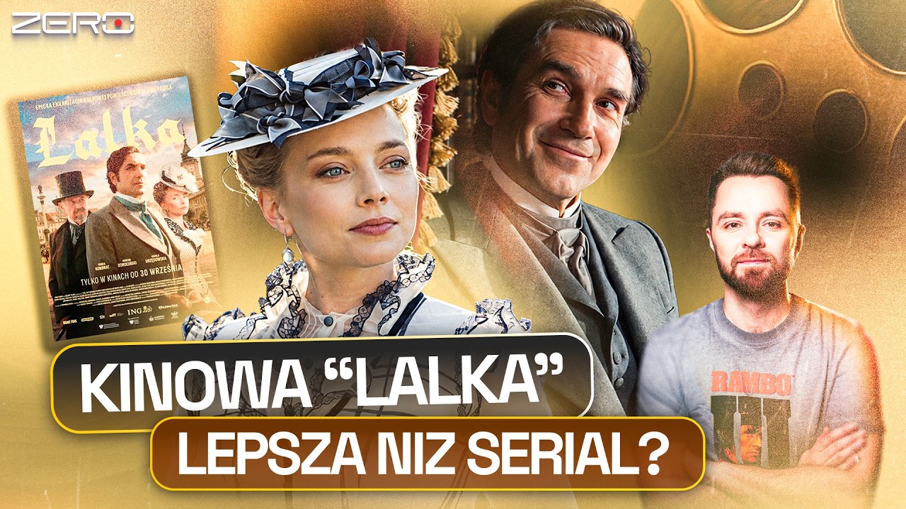 YouTube post by @KanalZeroPL for XTB. Caption reads: [...] old-fashioned Polish super-production. 📊XTB....