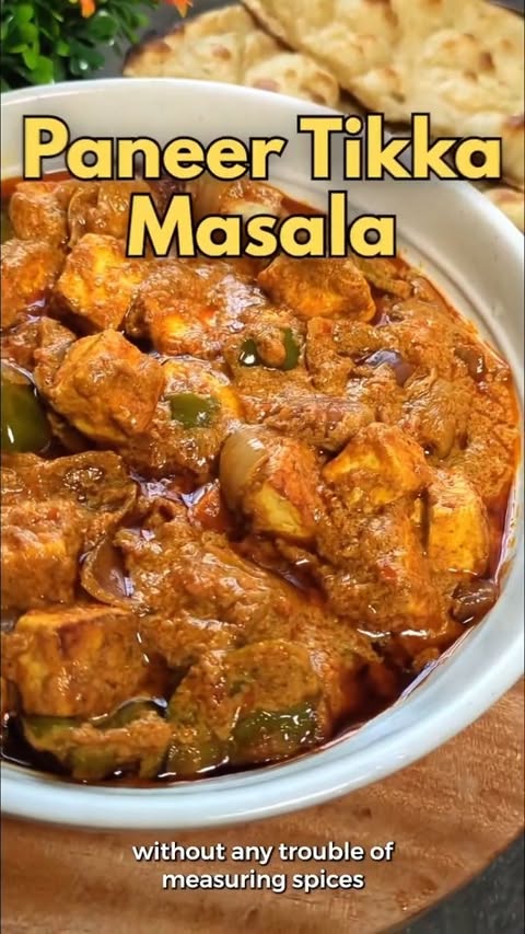 Instagram post by @poruarandhuni for Everest Spices. Caption reads: Paneer tikka masala ❤️ #ad Craving Paneer Tikka....