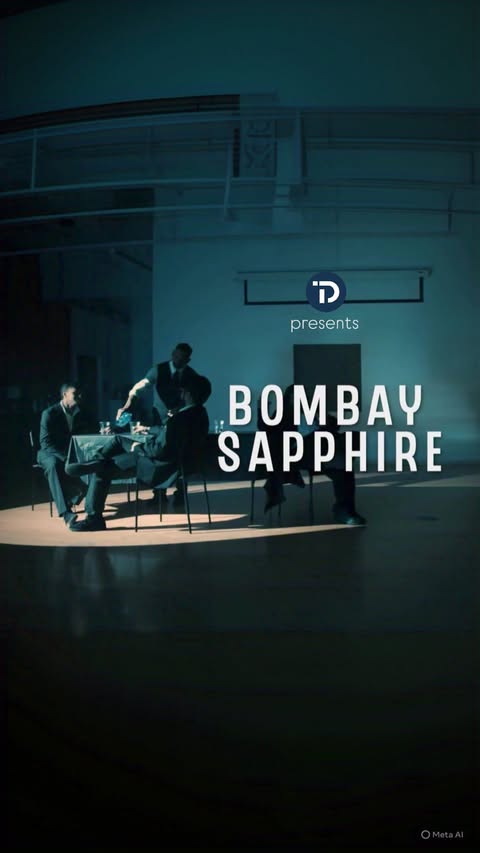 Instagram post by @v_ishn_u for Bombay Sapphire. Caption reads: [...] perfect mood 🍸😎 Wishing y’all and....