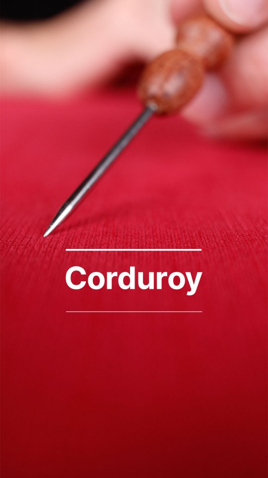 Instagram post by @corneliusquiring for Mood Fabrics. Caption reads: [...] be making with Corduroy? ——— Visit....