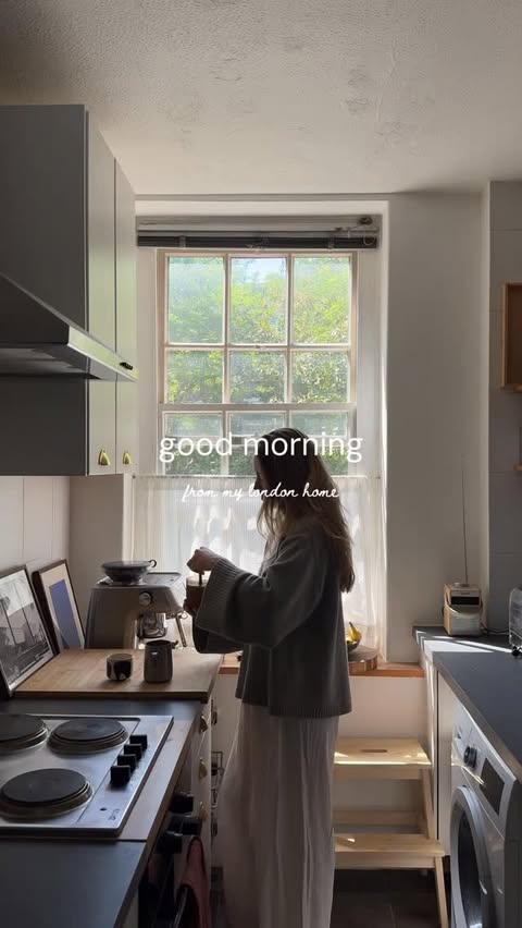 Instagram post by @lexie.lah for Sage Appliances. Caption reads: [...] london 🤍 hearing the sound of my....