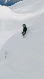 Instagram post by @nils_mindnich for Backcountry. Caption reads: On my first finals run in @naturalselection I got....