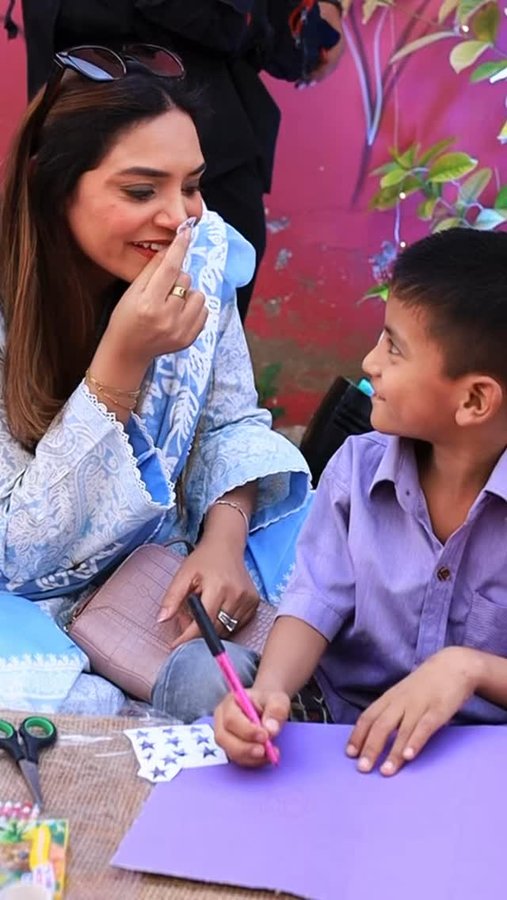 Instagram post by @the_mir_cube for Lifebuoy. Caption reads: Had an incredible day with my kids at the Edhi....