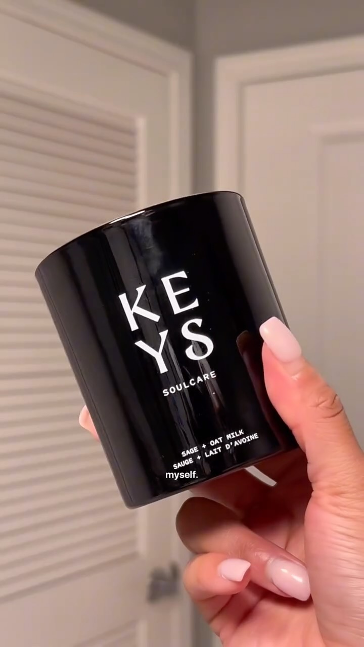 Instagram post by @dayemartin for Keys Soulcare. Caption reads: @keyssoulcare is my go-to whenever I need to slow....