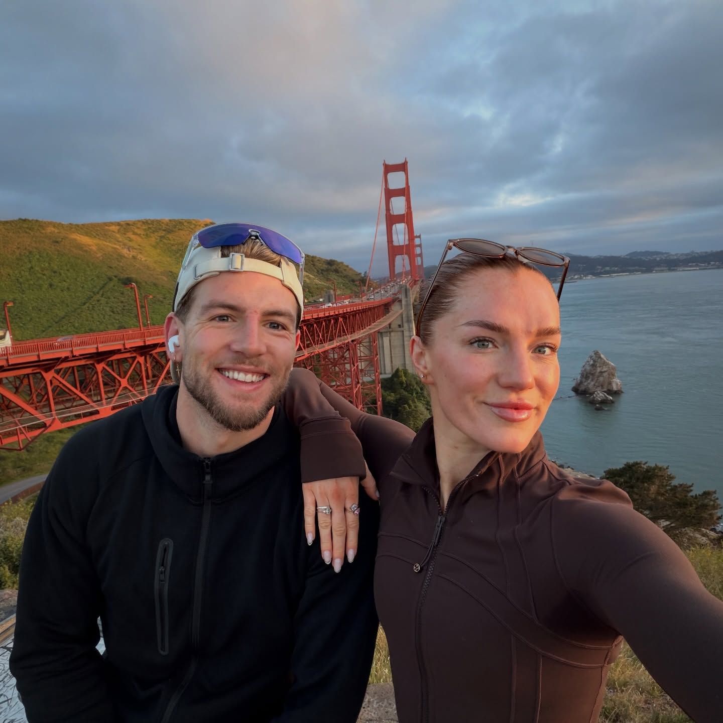 Instagram post by @kieranhdarby for Visit California. Caption reads: We have been on the trip of a LIFETIME! Cruising....
