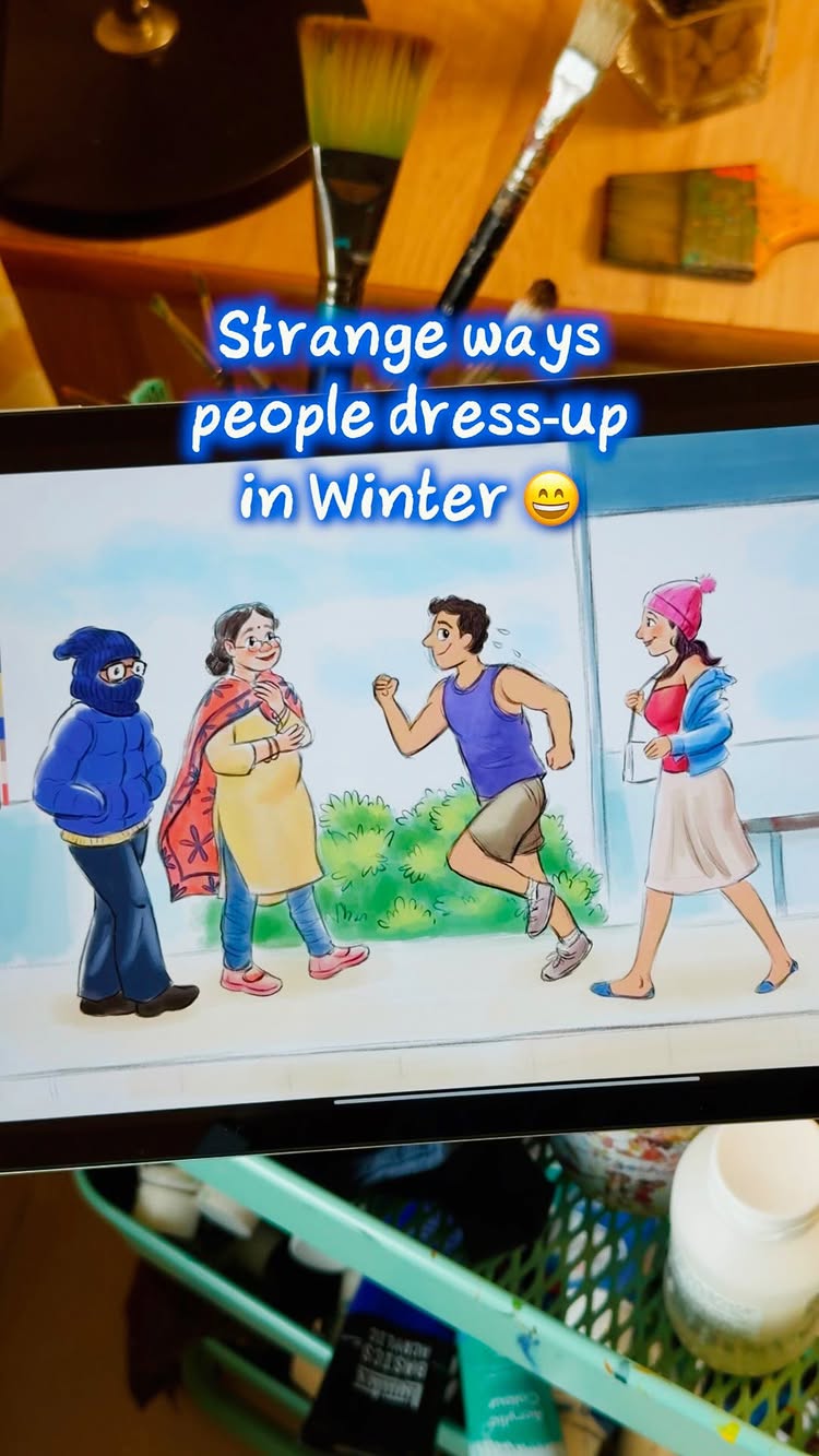 Instagram post by @artofchai for Xiaomi India. Caption reads: Noticed a LOT of STRANGE ways people dress-up in....