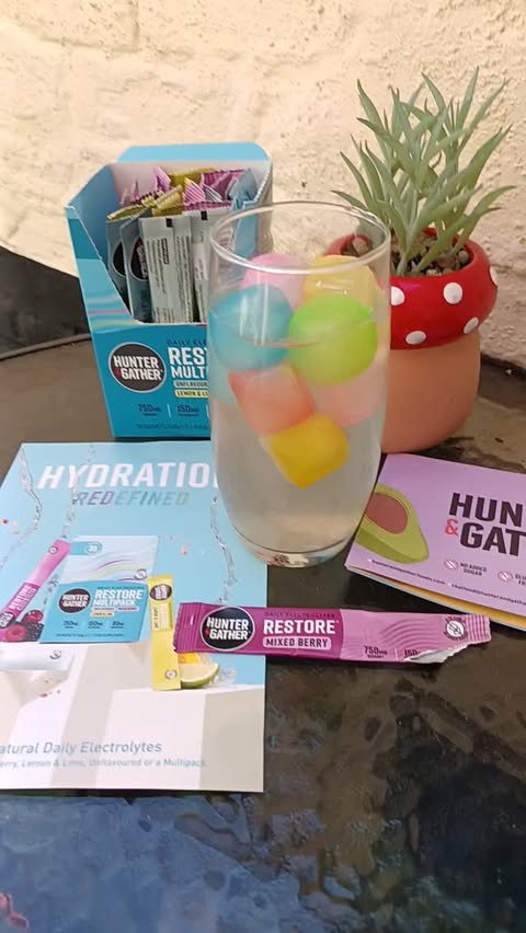 Instagram post by @evieandmummy.diary for Hunter & Gather. Caption reads: Keep Hydrated 🥤 Ad| Thank you to....