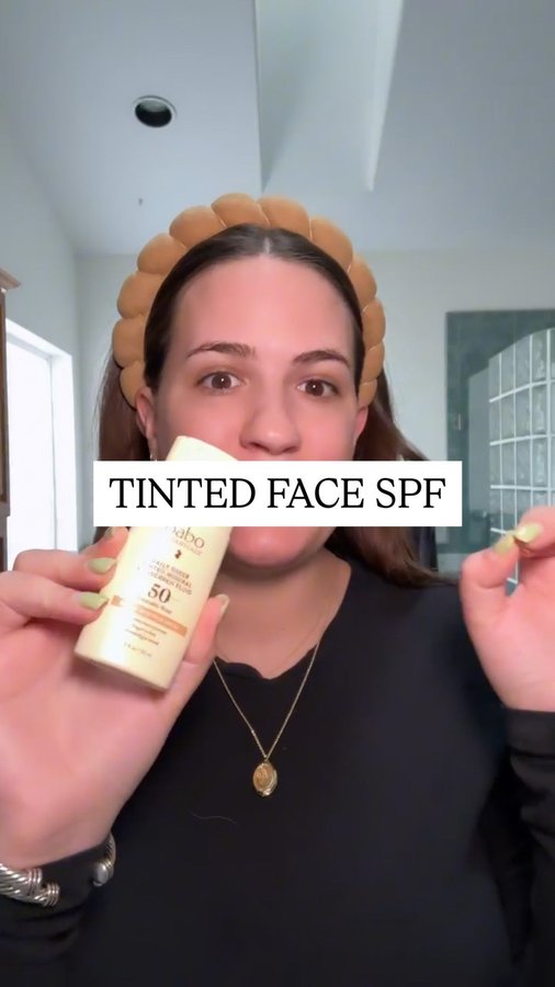 Instagram post by @karlyalane_ for Babo Botanicals. Caption reads: [...] I’ll send you the link to shop....