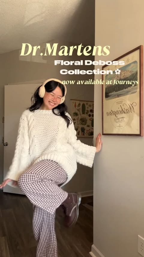 Instagram post by @cindydoinstuff for Journeys. Caption reads: [...] by @drmartensusa , now available at....