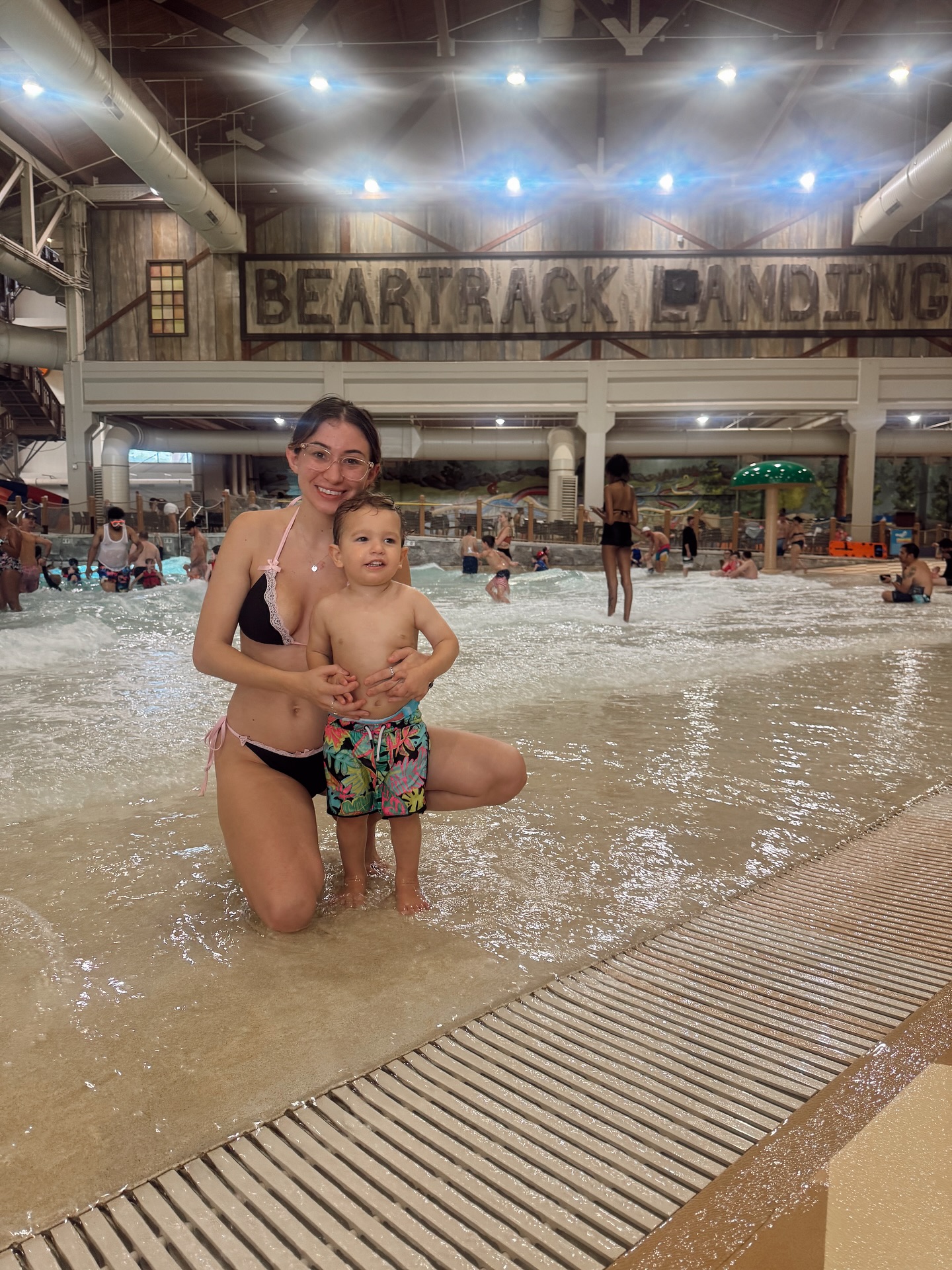 Instagram post by @jronan101 for Great Wolf Lodge. Caption reads: #ad @greatwolflodge we are wolfing out at great....