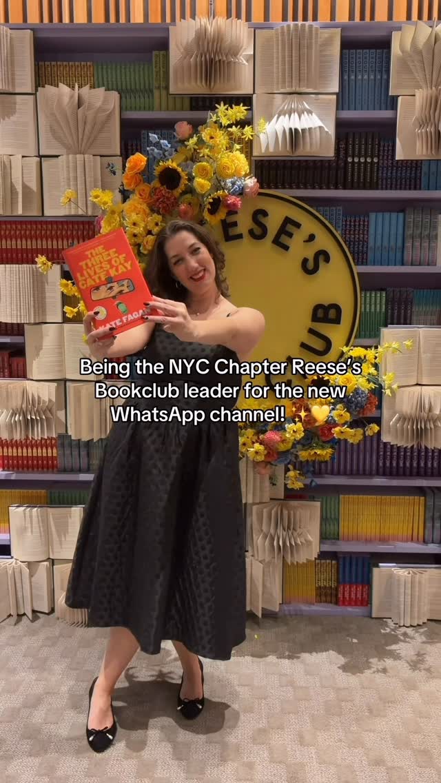 Instagram post by @thebohobookblogger for Reese’s Book Club. Caption reads: [...] place where we can talk all things....