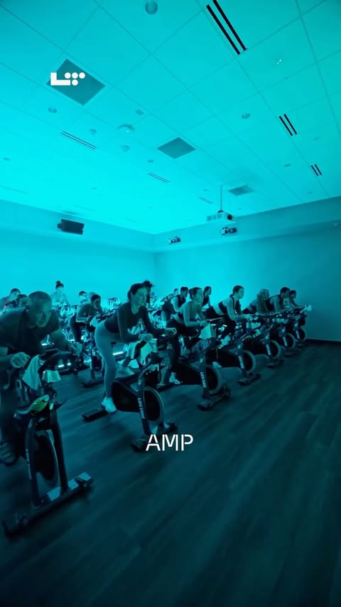 Instagram post by @andrewvo_ for Life Time. Caption reads: AMP — A Class Collection Brand at Life Time....