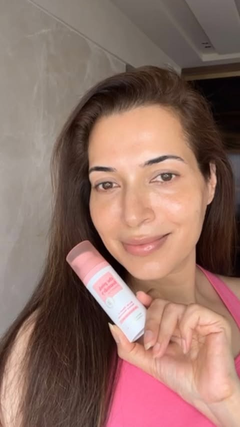 Instagram post by @amindermadan for The Pink Foundry. Caption reads: [...] skin starts with the right kind of care.
The....