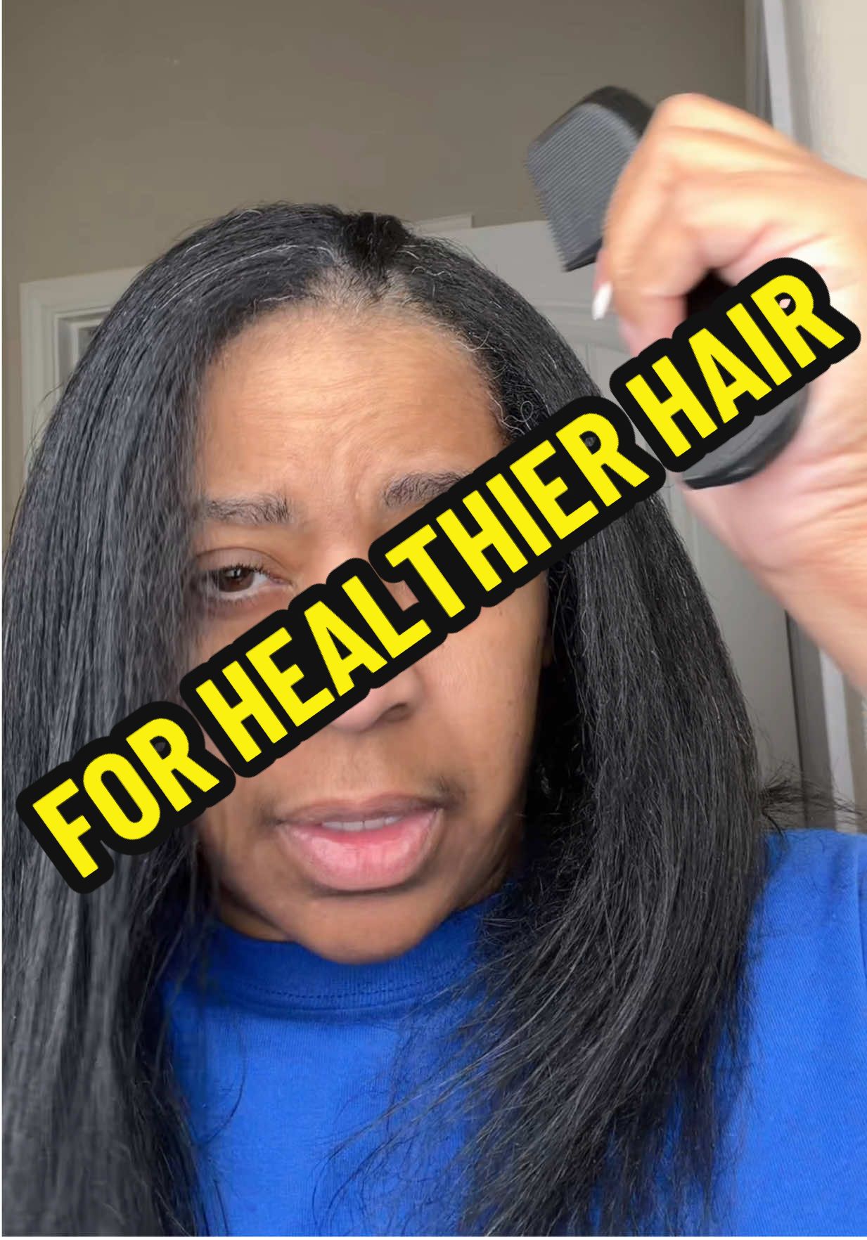 TikTok post by @iamaliciawebb for Bask and Lather Co. Caption reads: [...] breaking dry hair @Bask and Lather Co....