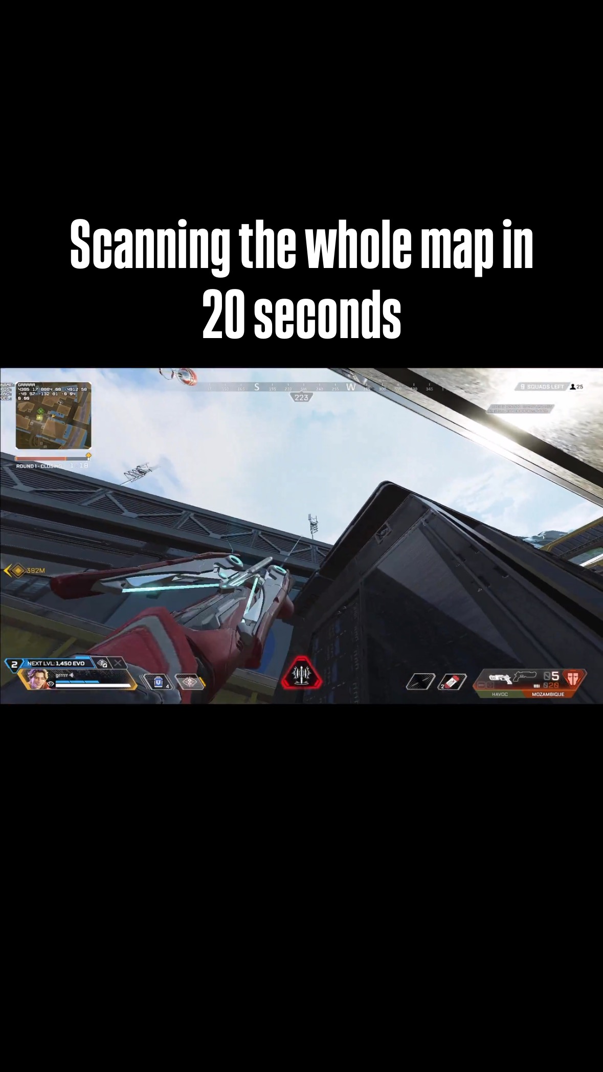 Instagram post by @mayor_of_fps for Apex Legends. Caption reads: Might make a video explaining the lineups for all....