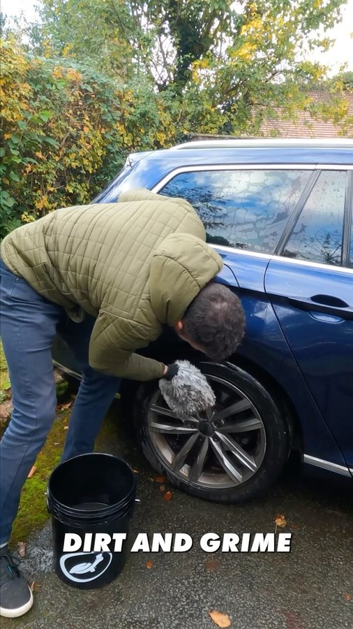 Instagram post by @followoverdrive for Turtle Wax. Caption reads: The BEFORE AND AFTER! @turtlewax sent me their....