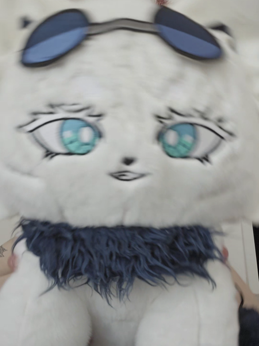 TikTok post by @cos_akiyo for Plushshop. Caption reads: [...] the plush so much🕺 Thanks so much ->....