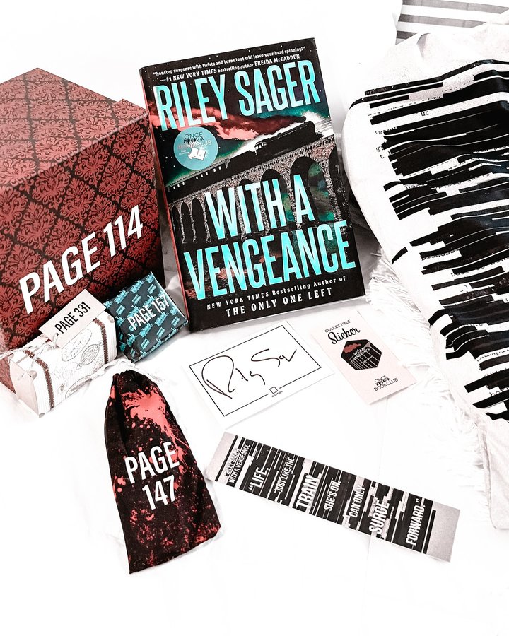 Instagram post by @backporchpages for Once Upon A Book Club. Caption reads: [...] book subscription box from....