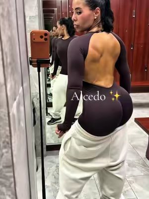 TikTok post by @yas_annette for Alcedo Health. Caption reads: Tracking more than just the number on the scale....
