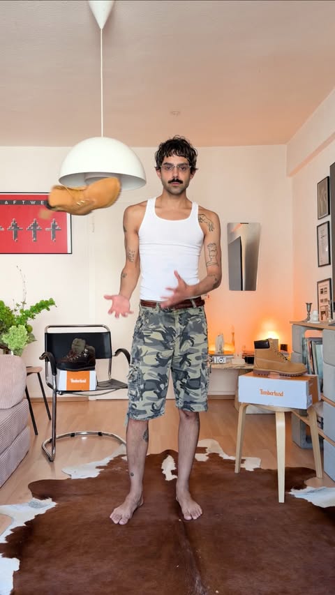 Instagram post by @omatsouza for Zalando. Caption reads: [...] festival fit matches my boots best @zalando....