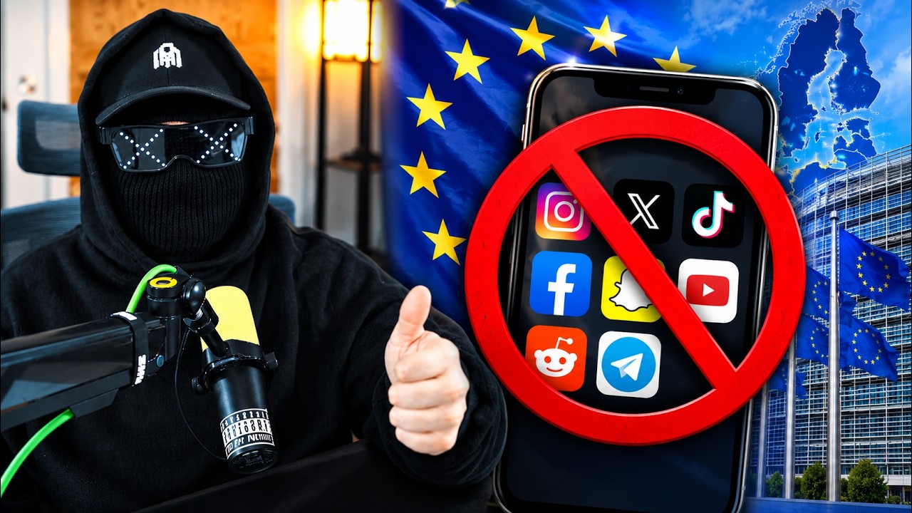 YouTube post by @CyberWaffleUK for Private Internet Access. Caption reads: Check out Private Internet Access VPN! Only £1.49....