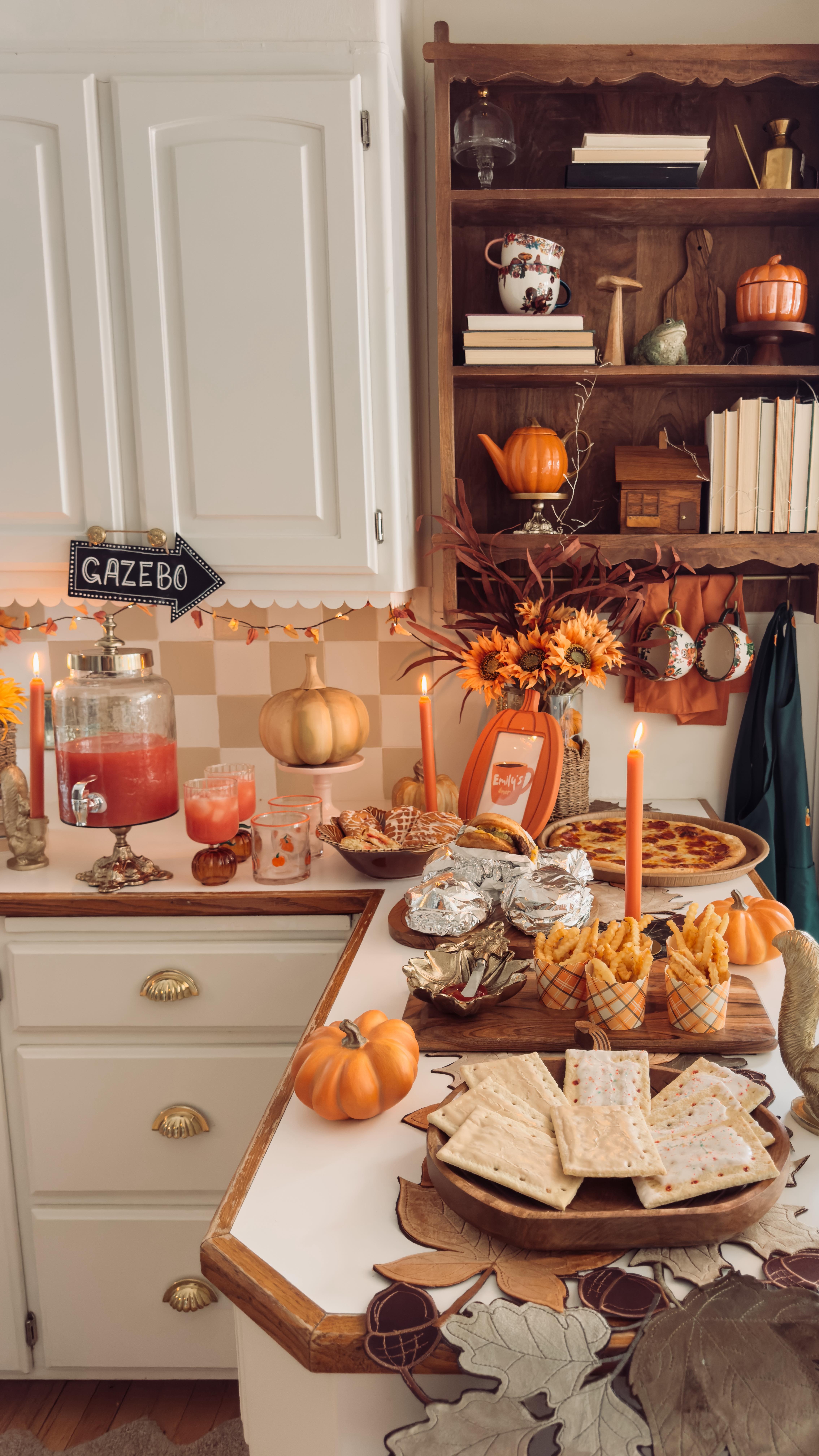 Instagram post by @emilywelchstyle for Homegoods. Caption reads: The “girls” would be proud 🍁🍂 #ad 

You know....