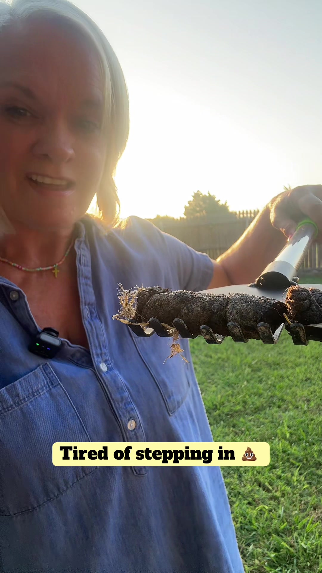 TikTok post by an influencer for UPSKY. Caption reads: No more poo yard @UPSKY OFFICIAL #pooperscooper....