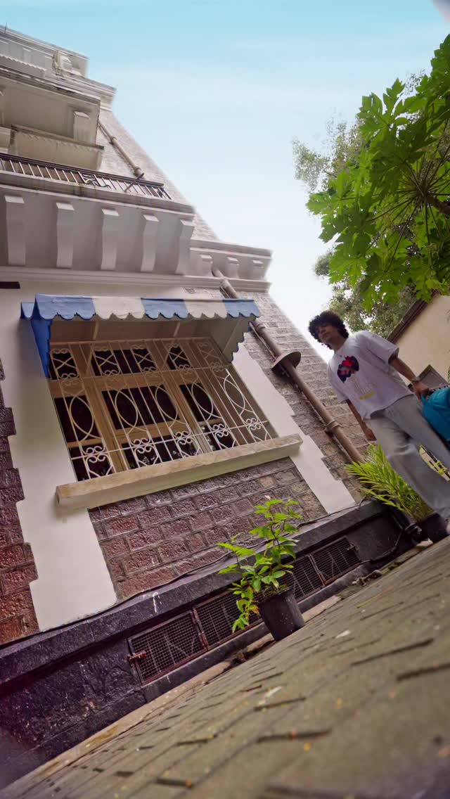 Instagram post by @kushmadaan for Skybags. Caption reads: Your urban playground, packed and ready 🎒🔥💨
Own....