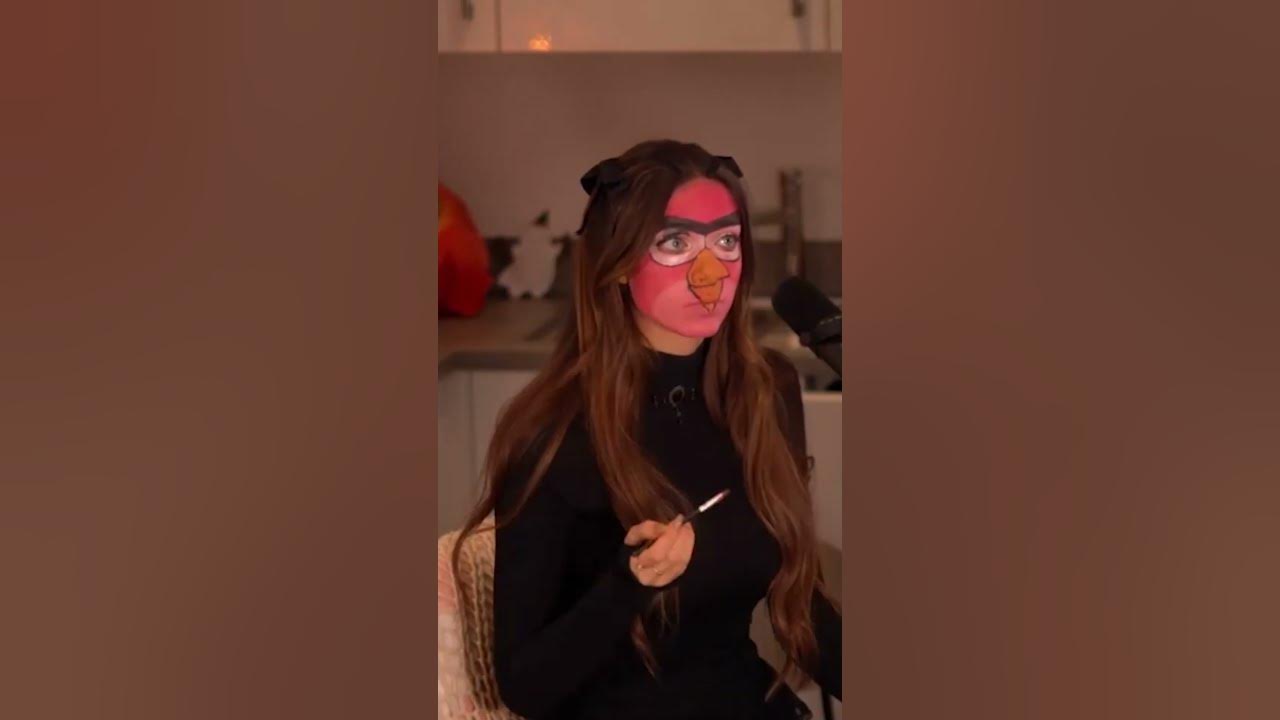 YouTube post by an influencer for Red. Caption reads: [...] collect feathers and send Red to space -....