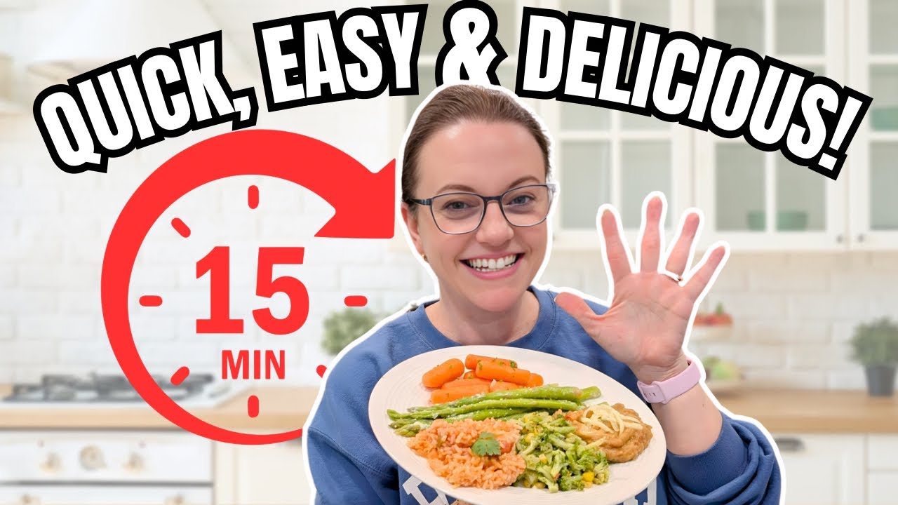 YouTube post by @MandyintheMaking for Taste of Home. Caption reads: [5 Quick & Easy Sides] Ready in 15 Minutes or....