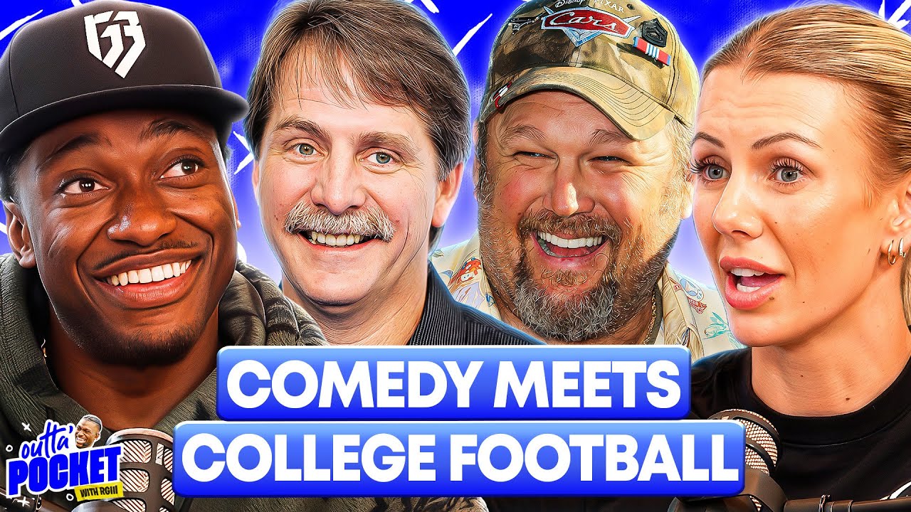 YouTube post by @OuttaPocketRG3 for Shady Rays. Caption reads: Jeff Foxworthy & Larry the Cable Guy on Druski and....