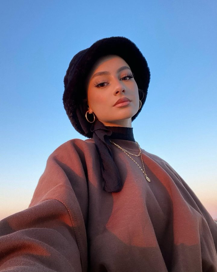 Instagram post by @luj.ayne for Hey Harper. Caption reads: hi 🤎
•
•
jewelry from @heyharpershop #heyharper.