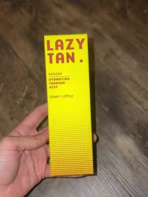 TikTok post by @itsvale777 for Lazy Tan. Caption reads: #lazytan @Lazy Tan USA saving this for the winter....