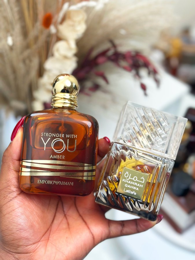 Instagram post by @vicckyalfa for Swiss Arabian. Caption reads: Unisex layering combos to try as it gets colder,....