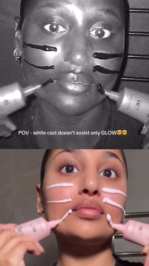 Instagram post by @lailapaul7 for Medicube. Caption reads: @medicube_global_official spf for zero white case....