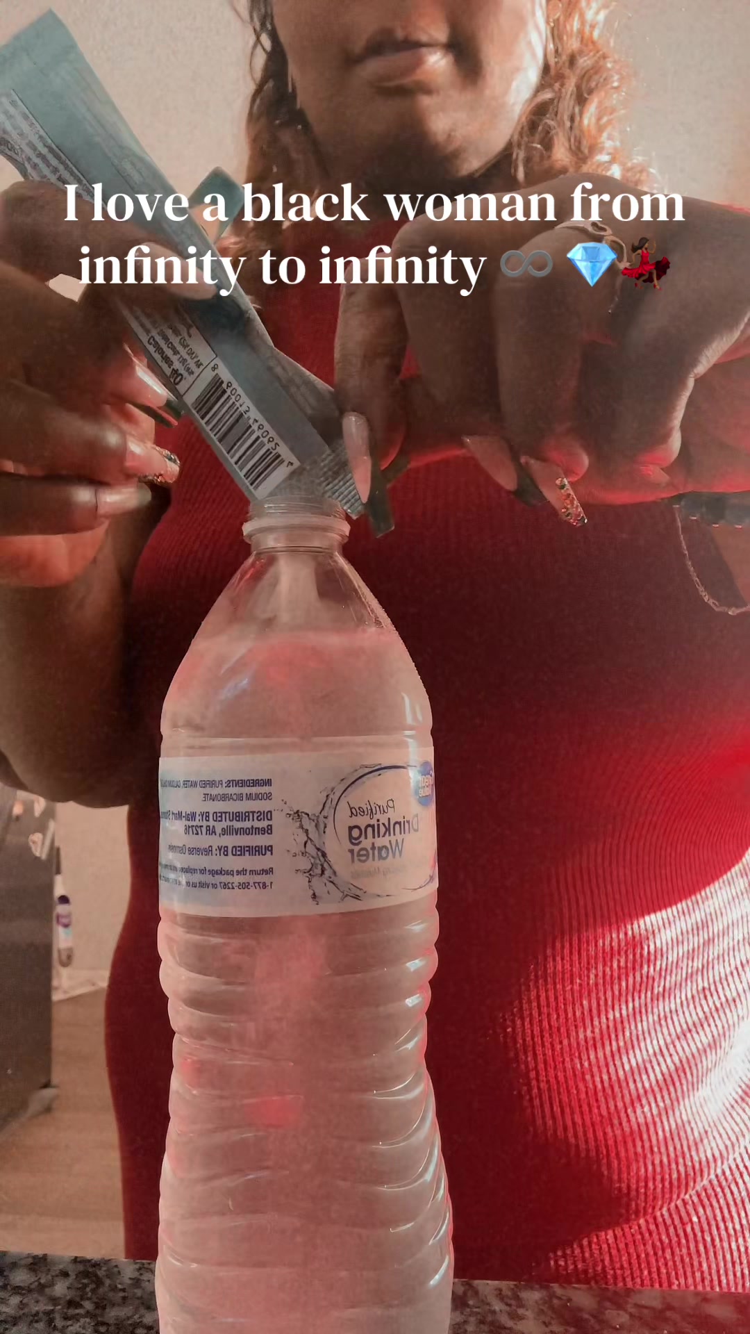 TikTok post by @memesosoft for Iris Nutrition. Caption reads: @Iris Nutrition hormonal balance thank you queen....